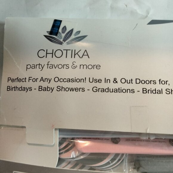 Tassel Garland Kit Pink Gray White Birthdays Weddings Parties - Picture 8 of 10